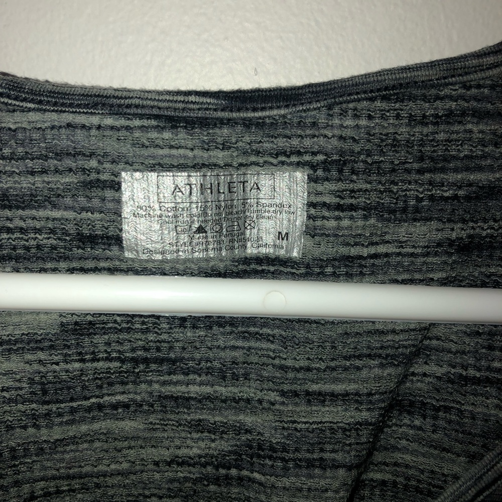 Athleta Space Dye Breathe Seamless Ruched Tank Top - Picture 2 of 3